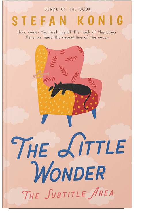 Front view of Apricot Peach #13118 - Premade Teen & Young Adult Book Cover