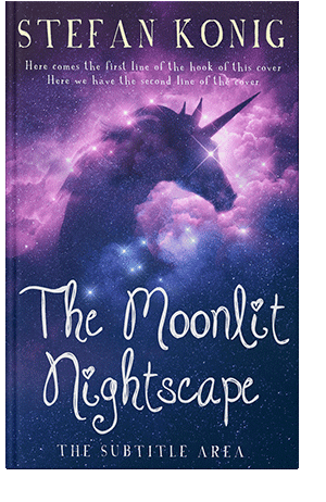 Pre Made Book Cover Astronaut