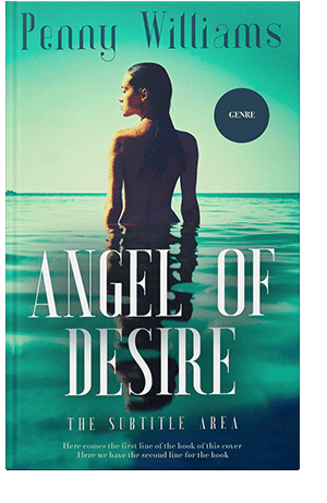 Pre Made Book Cover Fringy Flower