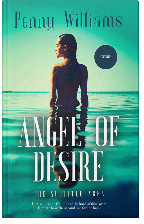 Front view of Fringy Flower #13134 - Premade Erotica Book Cover