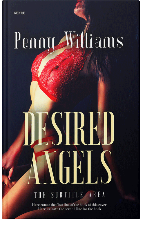 Front view of Premade Erotica Book Cover - Ebony
