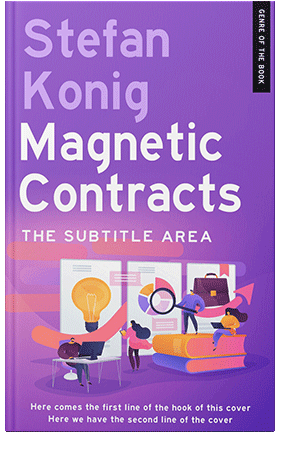 Pre Made Book Cover Amethyst