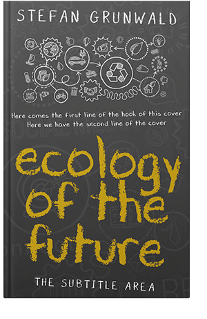 Pre Made Book Cover Fuscous Gray