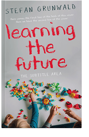 Pre Made Book Cover Silver