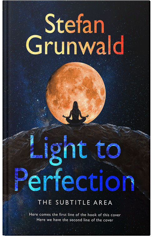 Front view of Ebony #13163 - Premade Health & Mind & Body Book Cover