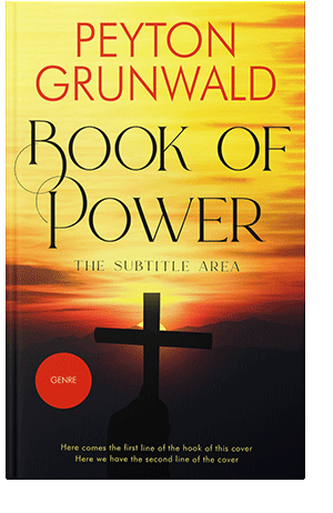 Pre Made Book Cover Energy Yellow