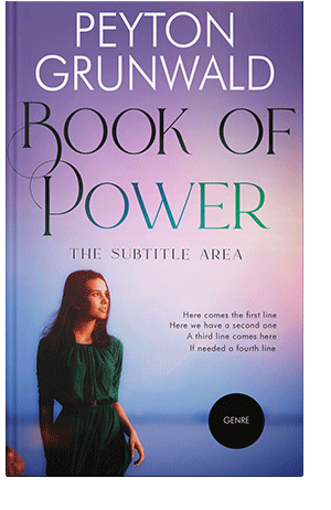 Pre Made Book Cover Lavender Gray