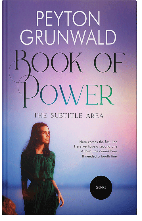 Front view of Lavender Gray #13170 - Premade Health & Mind & Body Book Cover