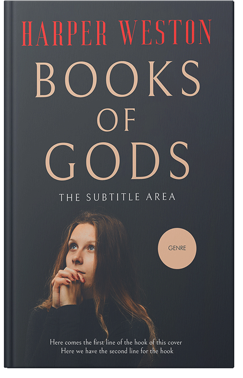 Front view of Outer Space #13175 - Premade Religion & Spirituality Book Cover