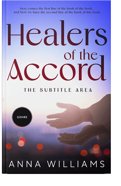 Front view of Periwinkle Gray #13192 - Premade Religion & Spirituality Book Cover