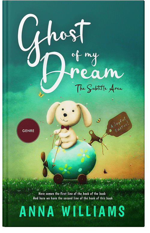 Front view of Deco #13199 - Premade Teen & Young Adult Book Cover