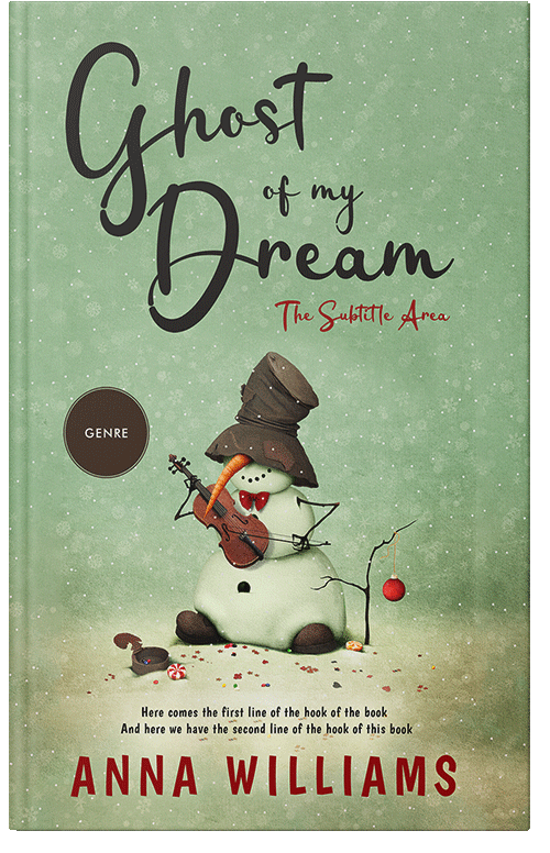 Front view of Premade Children's Book Cover - Norway