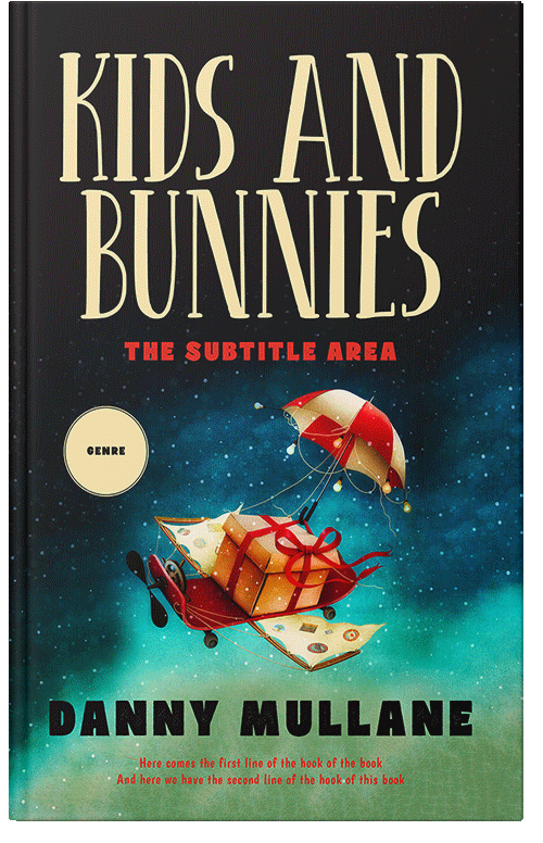 Front view of Aztec #13206 - Premade Surreal Book Cover