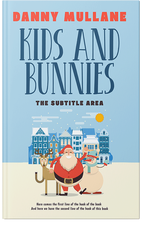 Front view of Jagged Ice #13214 - Premade Business Book Cover