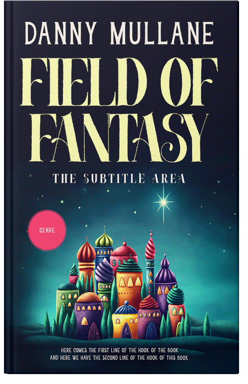 Front view of Premade Fantasy Book Cover - Pancho