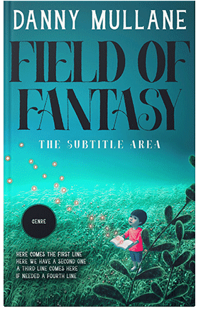 Pre Made Book Cover Blue Chill