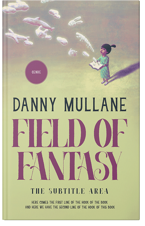 Front view of Thistle Green #13222 - Premade Teen & Young Adult Book Cover