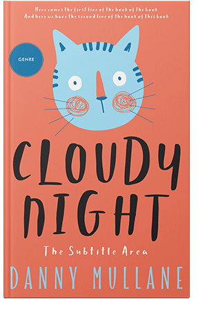 Pre Made Book Cover Burnt Sienna