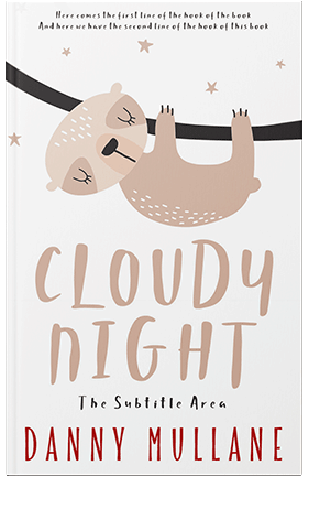 Pre Made Book Cover Bone