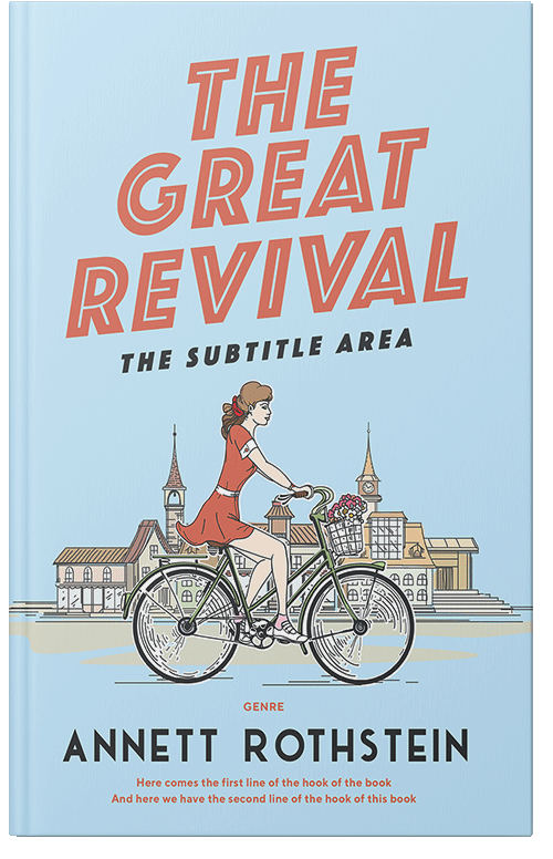 Front view of Mint Tulip #13241 - Premade Teen & Young Adult Book Cover