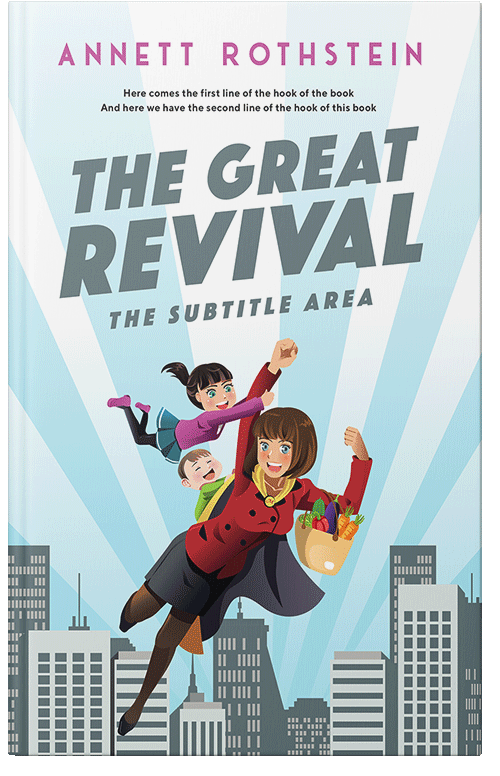 Front view of Premade Chick Lit Book Cover - Iceberg