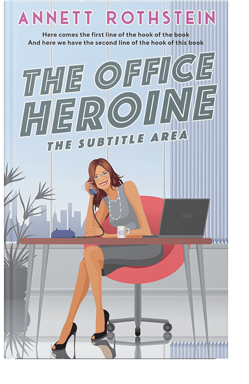 Front view of Mischka #13244 - Premade Business Book Cover