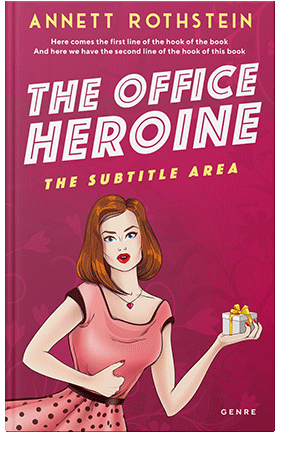 Pre Made Book Cover Maroon Flush