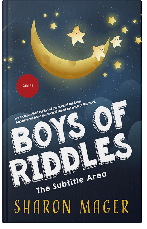 Front view of Premade Children's Book Cover - Cloud Burst