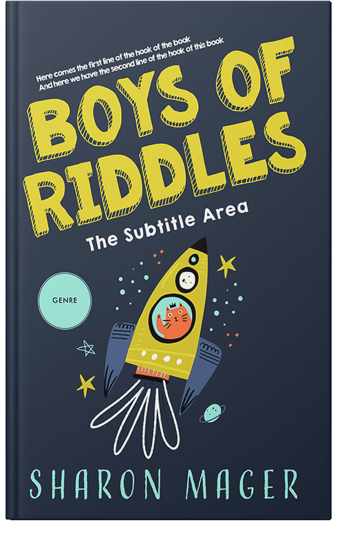 Front view of Premade Children's Book Cover - Pickled Bluewood