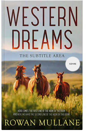 Pre Made Book Cover Gray Nickel