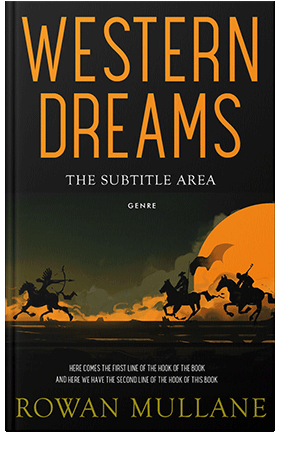 Pre Made Book Cover Golden Bell