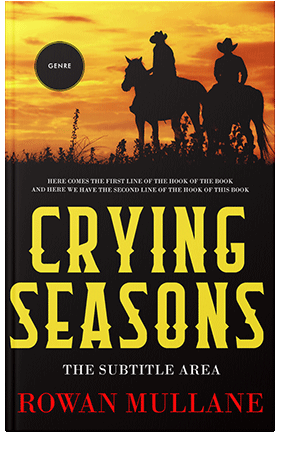 Pre Made Book Cover Saffron