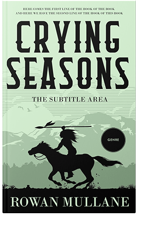 Pre Made Book Cover Rangoon Green