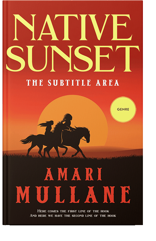 Front view of Creole #13293 - Premade Action & Adventure Book Cover