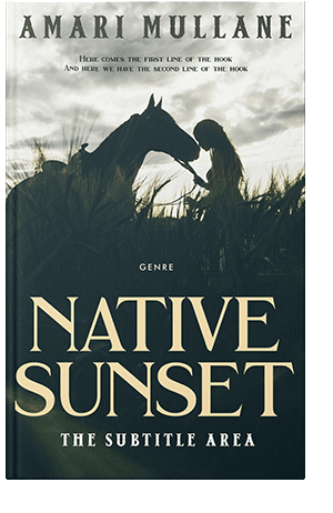 Pre Made Book Cover Timber Green