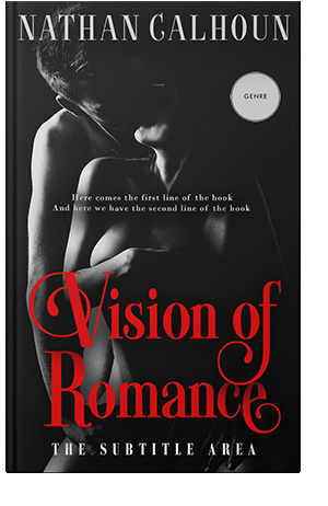 Pre Made Book Cover Chestnut Rose