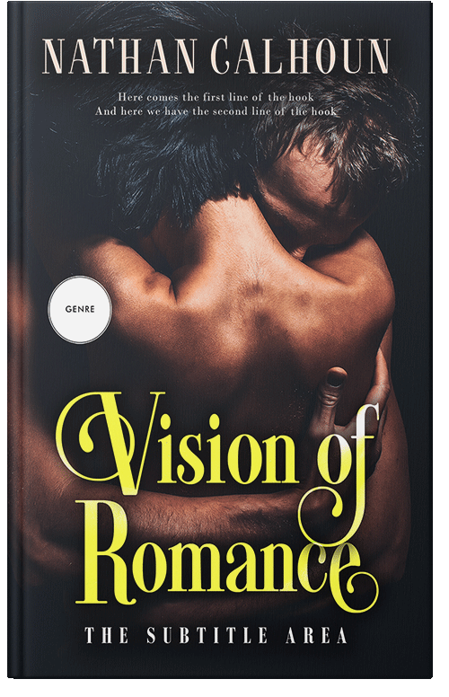 Front view of Harvest Gold #13303 - Premade Erotica Book Cover