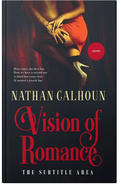 Front view of Premade Erotica Book Cover - Steel Gray