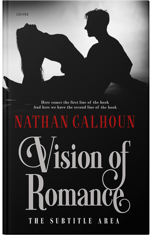 Front view of Cod Gray #13307 - Premade Erotica Book Cover