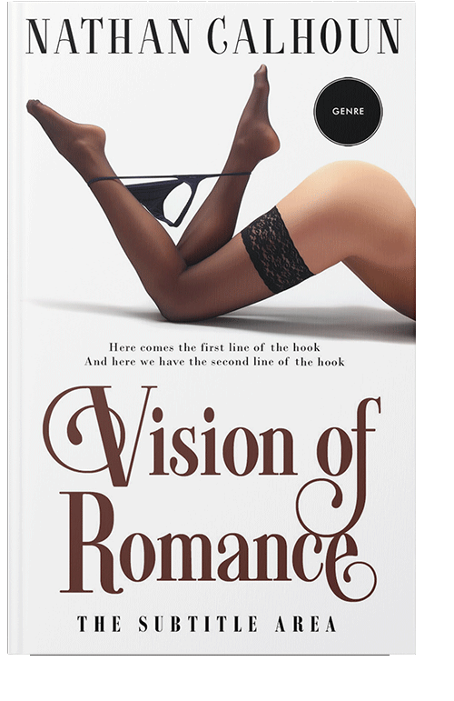 Front view of Kabul #13308 - Premade Erotica Book Cover