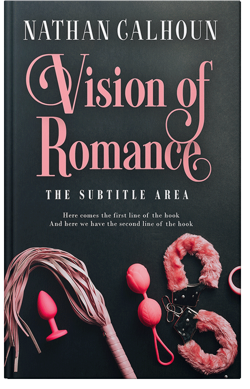 Front view of Premade Erotica Book Cover - Tonys Pink