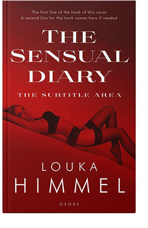 Pre Made Book Cover Dark Burgundy