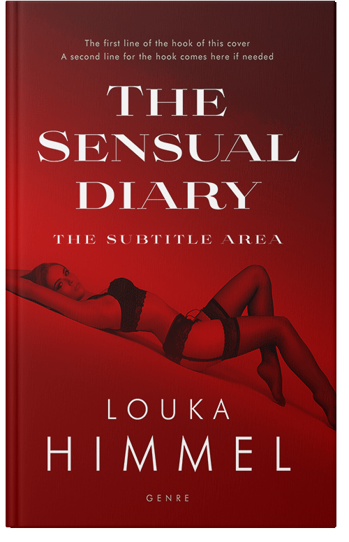 Front view of Dark Burgundy #13334 - Premade Erotica Book Cover