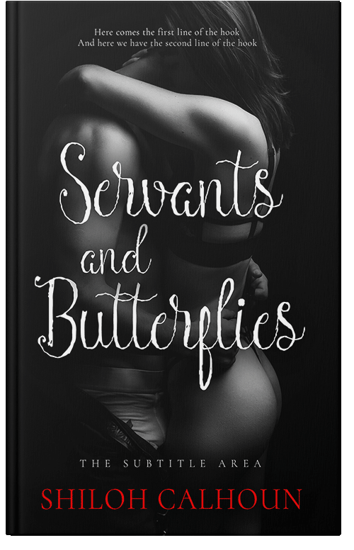 Front view of Cod Gray #13348 - Premade Erotica Book Cover