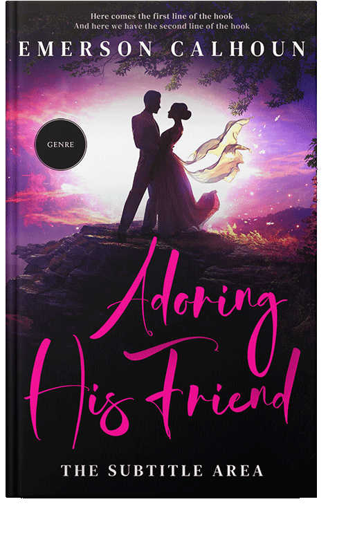 Front view of Ebony #13387 - Premade Romance Book Cover