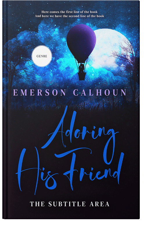 Front view of Ebony #13388 - Premade Romance Book Cover