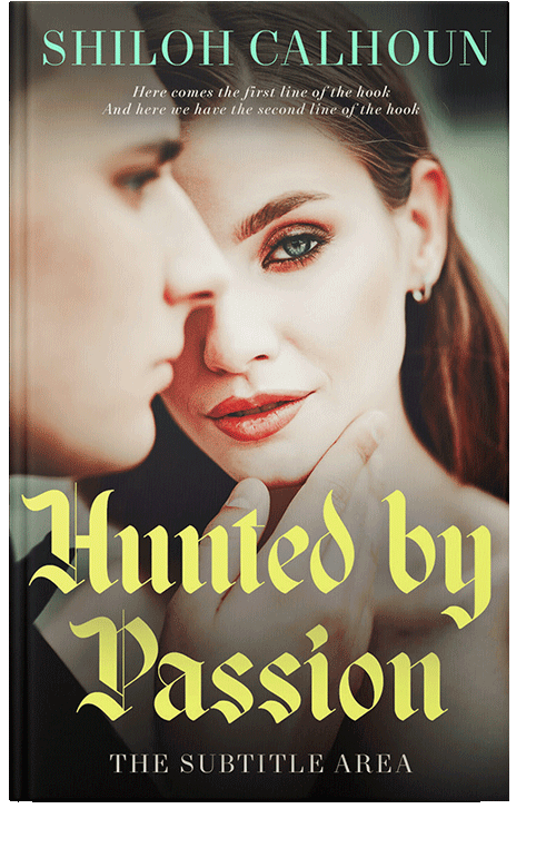 Front view of Akaroa #13400 - Premade Romance Book Cover