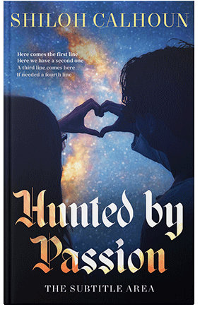 Pre Made Book Cover Soft Amber