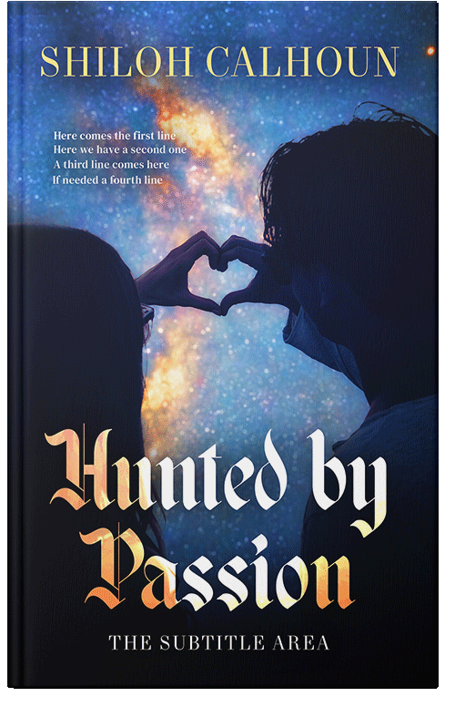 Front view of Soft Amber #13402 - Premade Romance Book Cover