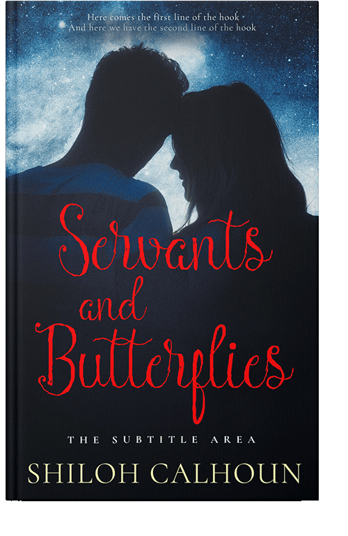 Front view of Ebony #13412 - Premade Romance Book Cover